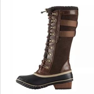 BRAND NEW! SOREL Conquest Carly 6.5 Snow/Rain Boots - Sold Out Hunger Games